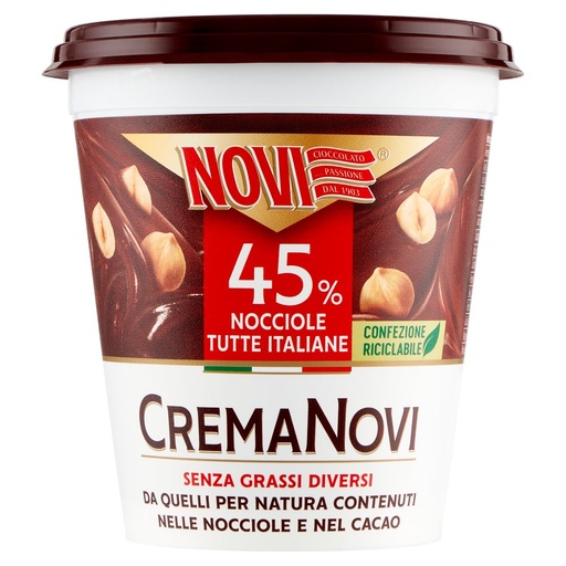 [000007212] Novi Crema Spalmabile 45% Nocciole Gr.200