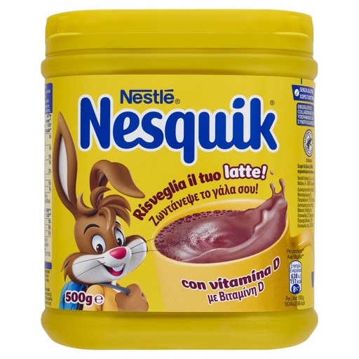 [000007214] Nesquik Cacao Magro Solubile per Bevanda Gr.500