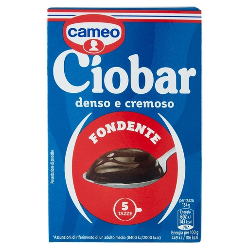 [000007220] Cameo Ciobar Fondente Gr.23X5